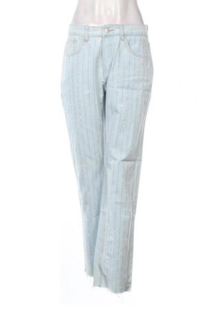 Blugi de femei SHEIN, Mărime L, Culoare Albastru, Preț 78,20 Lei