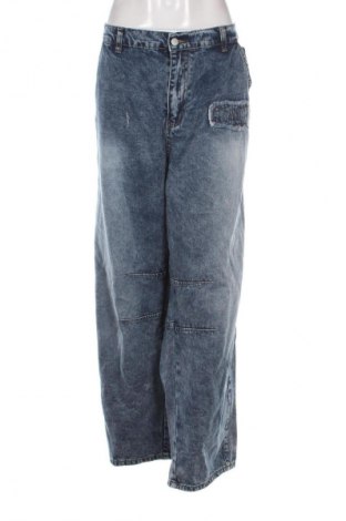 Blugi de femei SHEIN, Mărime 4XL, Culoare Albastru, Preț 79,99 Lei