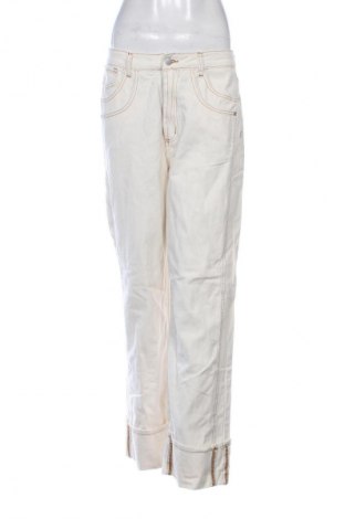 Blugi de femei SHEIN, Mărime M, Culoare Ecru, Preț 77,99 Lei