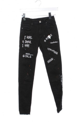 Damskie jeansy Unbranded, Rozmiar XS, Kolor Czarny, Cena 80,38 zł