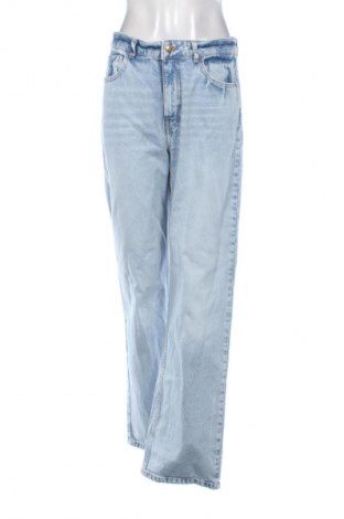 Blugi de femei Zara, Mărime M, Culoare Albastru, Preț 72,99 Lei