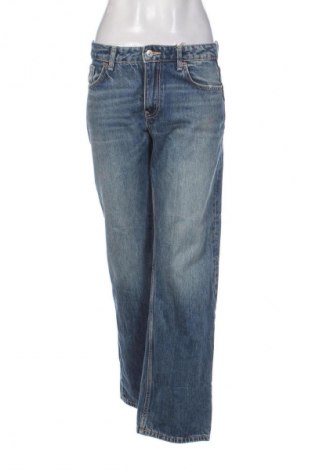 Blugi de femei Zara, Mărime M, Culoare Albastru, Preț 72,99 Lei