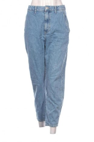 Damskie jeansy Zara, Rozmiar L, Kolor Niebieski, Cena 61,99 zł