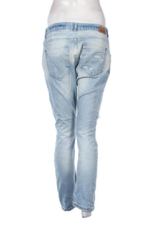 Damskie jeansy Zara, Rozmiar L, Kolor Niebieski, Cena 73,99 zł