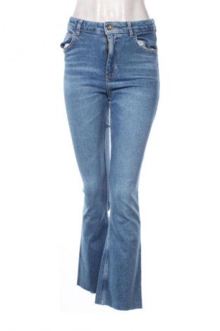 Blugi de femei Zara, Mărime S, Culoare Albastru, Preț 71,99 Lei