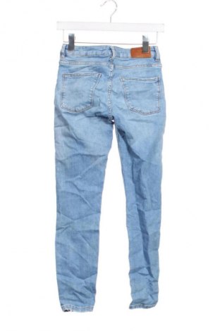 Дамски дънки Zara, Размер XS, Цвят Син, Цена 10,73 €