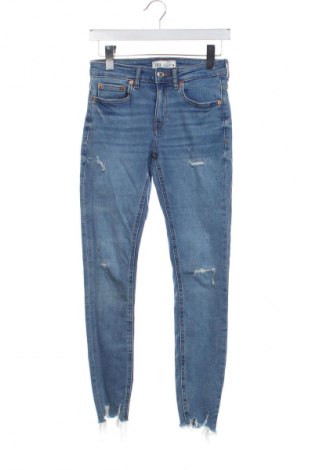 Dámské džíny  Zara, Velikost S, Barva Modrá, Cena  602,00 Kč