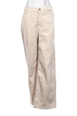 Dámské manšestráky  H&M Divided, Velikost XL, Barva Béžová, Cena  425,00 Kč