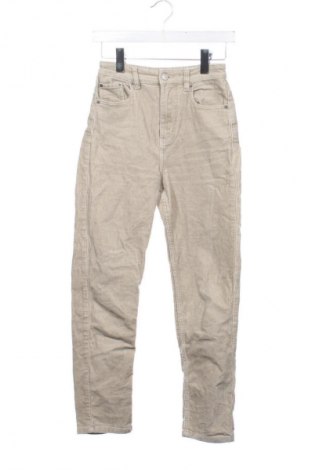Γυναικείο κοτλέ παντελόνι Pull&Bear, Μέγεθος XXS, Χρώμα  Μπέζ, Τιμή 8,99 €
