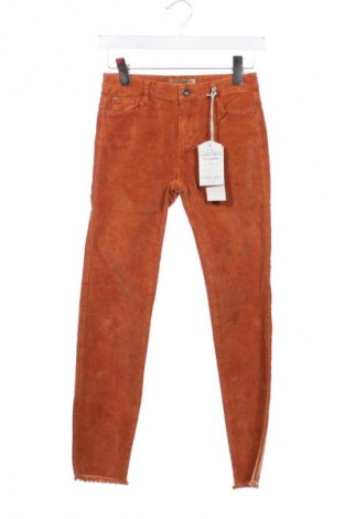 Damen Cordhose Pull&Bear, Größe XS, Farbe Braun, Preis 24,00 €