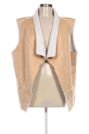 Γυναικείο γιλέκο SHEIN, Μέγεθος 4XL, Χρώμα  Μπέζ, Τιμή 20,00 €