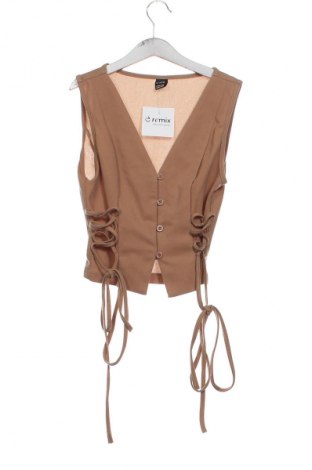 Vestă de femei SHEIN, Mărime XXS, Culoare Bej, Preț 104,26 Lei
