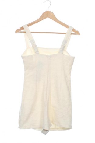 Salopetă scurtă de damă Bershka, Mărime S, Culoare Bej, Preț 166,82 Lei
