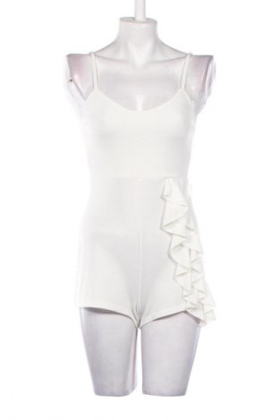 Damski krótki kombinezon Boohoo, Rozmiar S, Kolor Biały, Cena 107,17 zł