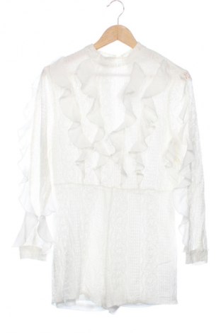 Women's short jumpsuit Boohoo, Μέγεθος L, Χρώμα Λευκό, Τιμή 19,97 €