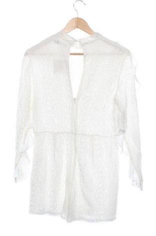 Women's short jumpsuit Boohoo, Μέγεθος L, Χρώμα Λευκό, Τιμή 19,97 €