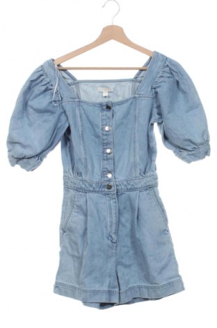 Salopetă scurtă de damă H&M, Mărime XS, Culoare Albastru, Preț 104,10 Lei