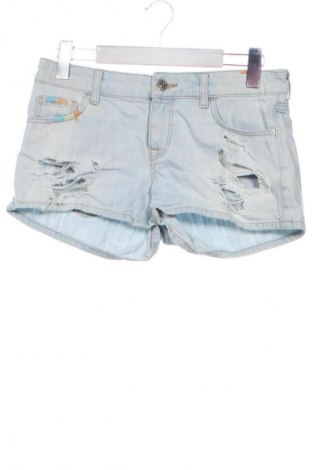 Γυναικείο κοντό παντελόνι Bershka, Μέγεθος L, Χρώμα Μπλέ, Τιμή 10,00 €