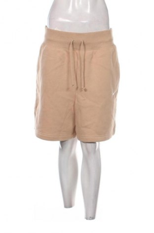 Γυναικείο κοντό παντελόνι Nike, Μέγεθος M, Χρώμα  Μπέζ, Τιμή 18,99 €