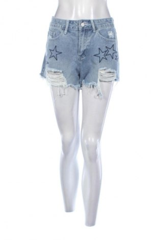 Pantaloni scurți de femei Romwe, Mărime S, Culoare Albastru, Preț 83,00 Lei