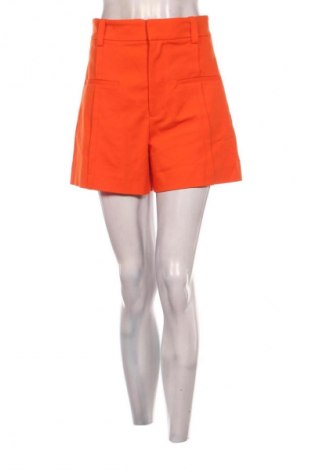Pantaloni scurți de femei Zara, Mărime S, Culoare Portocaliu, Preț 49,99 Lei
