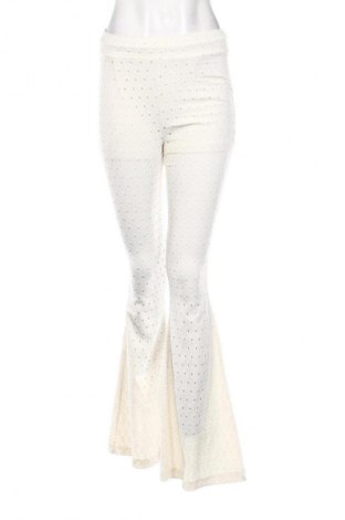 Γυναικείο παντελόνι Bershka, Μέγεθος S, Χρώμα Εκρού, Τιμή 15,00 €