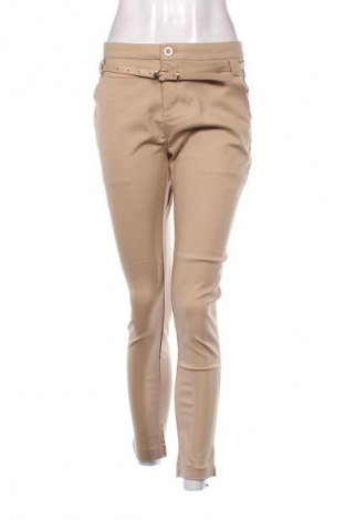 Γυναικείο παντελόνι Chic Et Jeune, Μέγεθος M, Χρώμα  Μπέζ, Τιμή 39,38 €