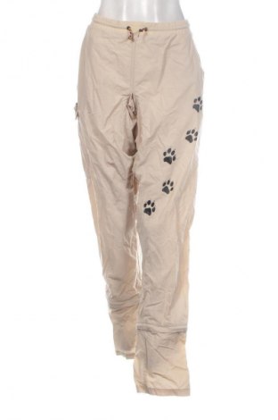 Pantaloni de femei Jack Wolfskin, Mărime L, Culoare Bej, Preț 137,99 Lei