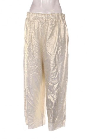 Γυναικείο παντελόνι NEW COLLECTION, Μέγεθος M, Χρώμα Χρυσαφί, Τιμή 20,91 €