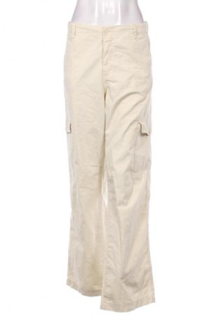 Dámské kalhoty  Pull&Bear, Velikost L, Barva Krémová, Cena  419,00 Kč