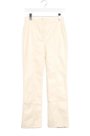 Pantaloni de femei Sinsay, Mărime XS, Culoare Ecru, Preț 77,00 Lei