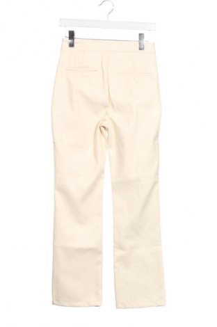 Pantaloni de femei Sinsay, Mărime XS, Culoare Ecru, Preț 77,00 Lei
