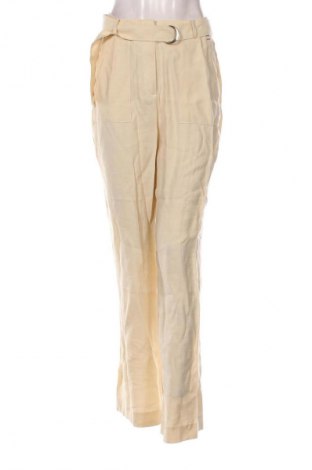 Pantaloni de femei Tommy Hilfiger, Mărime S, Culoare Ecru, Preț 239,81 Lei