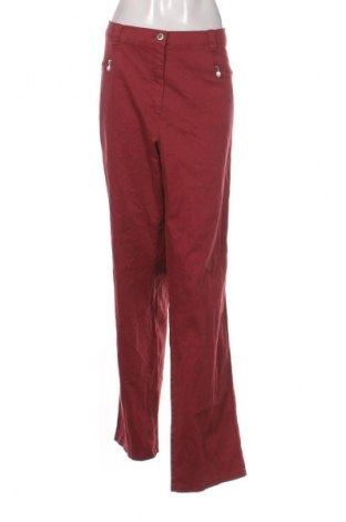 Pantaloni de femei Ulla Popken, Mărime 5XL, Culoare Roșu, Preț 128,99 Lei