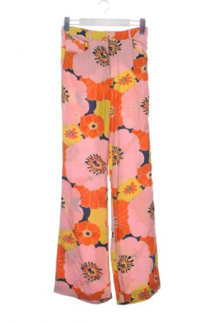 Γυναικείο παντελόνι Zara, Μέγεθος XS, Χρώμα Πολύχρωμο, Τιμή 14,00 €