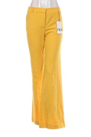 Damskie spodnie Zara, Rozmiar M, Kolor Żółty, Cena 119,99 zł