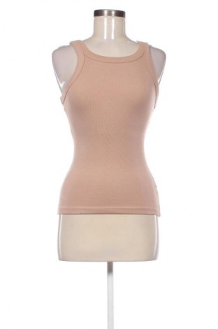 Γυναικείο αμάνικο μπλουζάκι H&M, Μέγεθος S, Χρώμα Καφέ, Τιμή 8,68 €