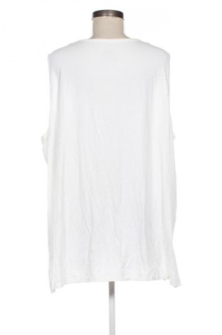 Damska koszulka na ramiączkach Ulla Popken, Rozmiar 3XL, Kolor ecru, Cena 37,99 zł