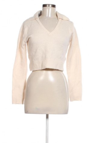 Damski sweter Bershka, Rozmiar M, Kolor Beżowy, Cena 32,99 zł