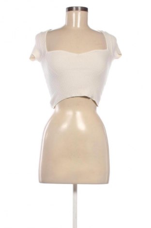 Damski sweter Bershka, Rozmiar XS, Kolor ecru, Cena 80,38 zł