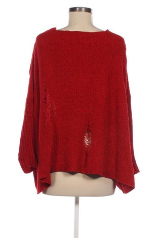 Pulover de femei Bershka, Mărime S, Culoare Roșu, Preț 144,00 Lei