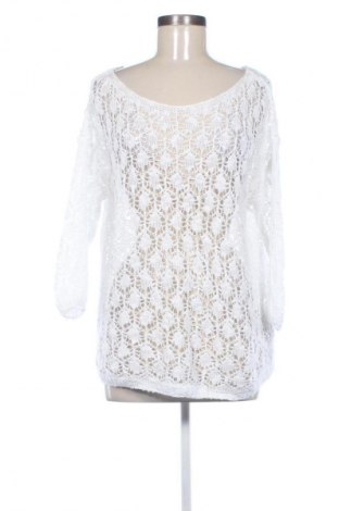 Γυναικείο πουλόβερ New Look, Μέγεθος L, Χρώμα Λευκό, Τιμή 15,00 €