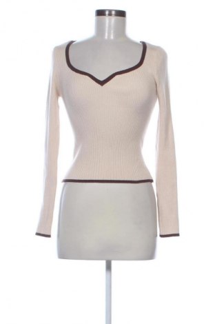 Pulover de femei SHEIN, Mărime M, Culoare Bej, Preț 33,99 Lei