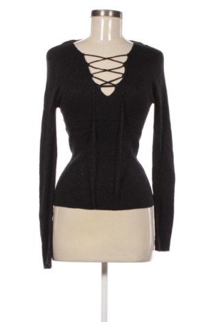 Γυναικείο πουλόβερ Stradivarius, Μέγεθος M, Χρώμα Μαύρο, Τιμή 9,99 €