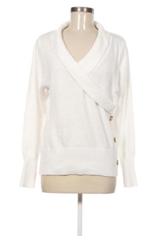Γυναικείο πουλόβερ Unbranded, Μέγεθος L, Χρώμα Λευκό, Τιμή 11,99 €