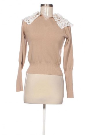 Damski sweter Unbranded, Rozmiar S, Kolor Beżowy, Cena 80,38 zł