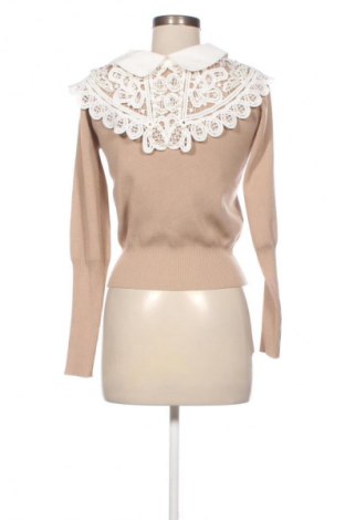 Damski sweter Unbranded, Rozmiar S, Kolor Beżowy, Cena 80,38 zł