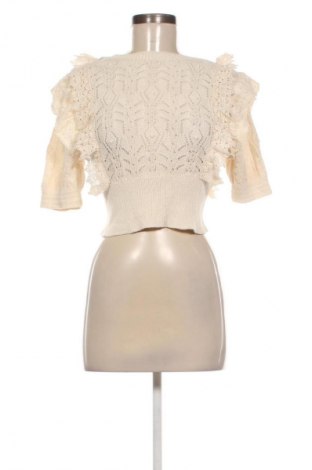 Дамски пуловер Zara, Размер S, Цвят Екрю, Цена 13,80 €