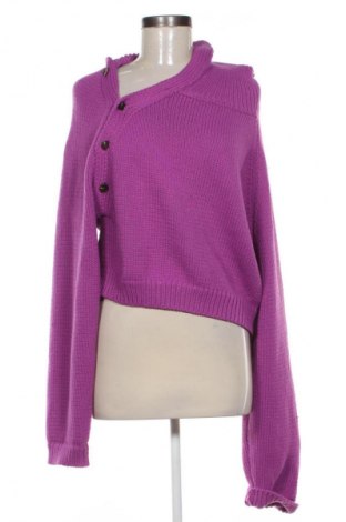 Дамски пуловер Zara, Размер L, Цвят Лилав, Цена 14,00 €