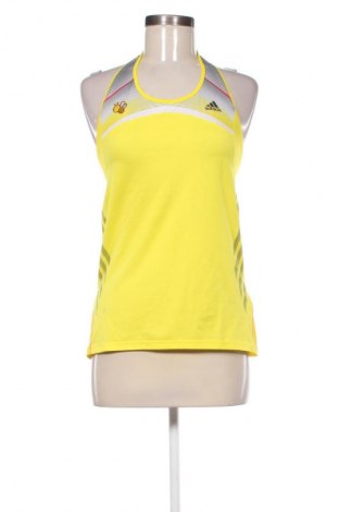 Damen Sporttop Adidas, Größe M, Farbe Gelb, Preis 46,61 €